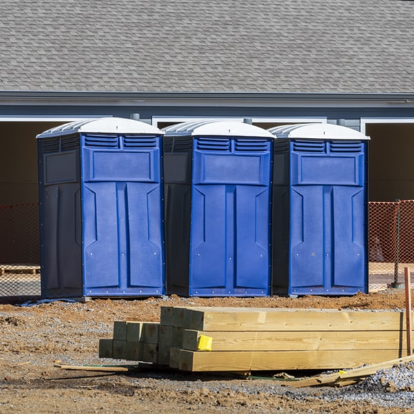 are there any options for portable shower rentals along with the porta potties in White Haven